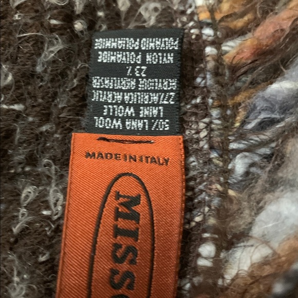 Missoni Earthy Tones Knit Poncho - Picture 8 of 9